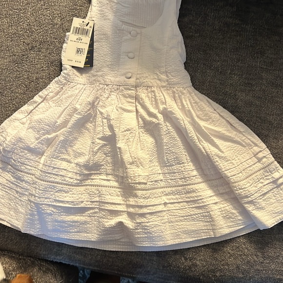 Brand new, white 2T Ralph Lauren dress. With tags - Picture 3 of 5